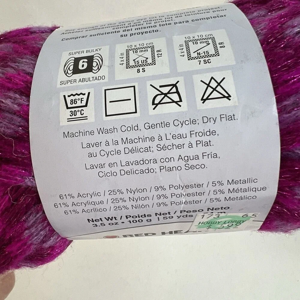 Lion Brand Mandala Yarn Bee Fair Isle Red Heart Boutique Twilight Yarn Lot 3 Mix